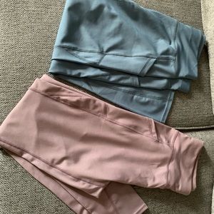 Baby pink athletic leggings